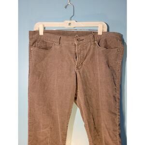 JC Penny Womens Gray Corduroy Pants Size 12 NWOT